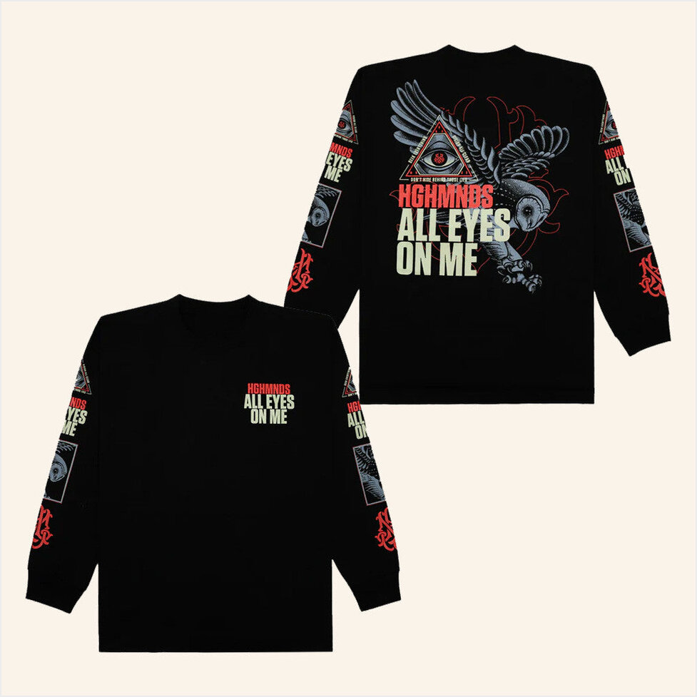 All Eyes Long Sleeves T-Shirt Hghmnds Merch Birthday Gifts For Best Friend Christmas Presents