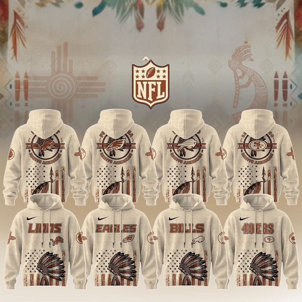 All Team NFL X Native American Heritage Month 2025 Hoodie NFL Merch Best Gifts For NFL Fans