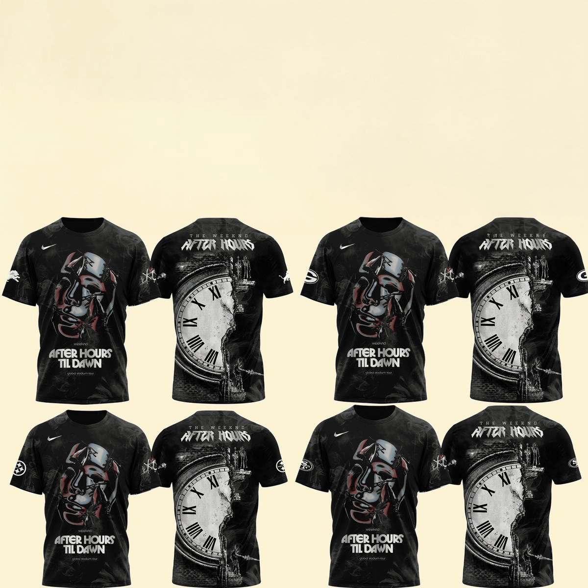 All Team NFL X The Weeknd After Hours Til Dawn Shirt NFL Merch Gifts For Fans