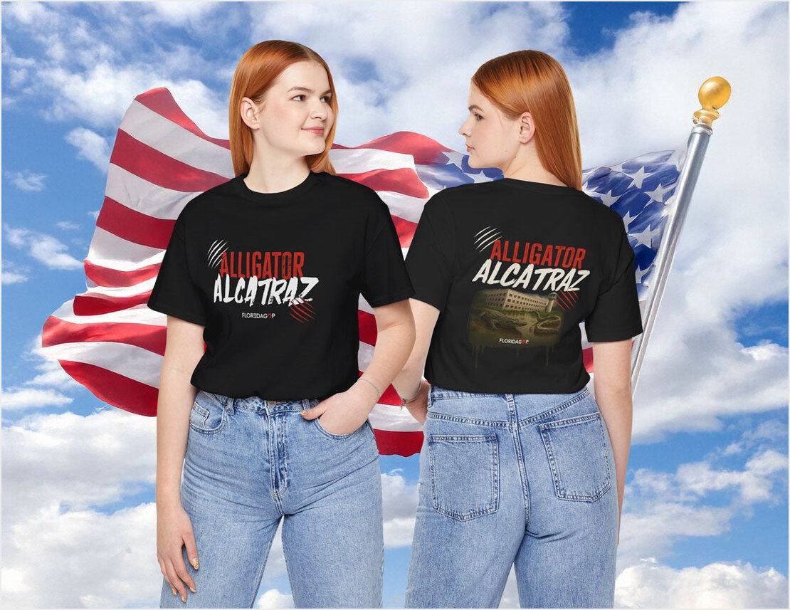 Alligator Alcatraz Shirt Official Alligator Alcatraz Merch Florida GOP Store Gifts For Best Friend