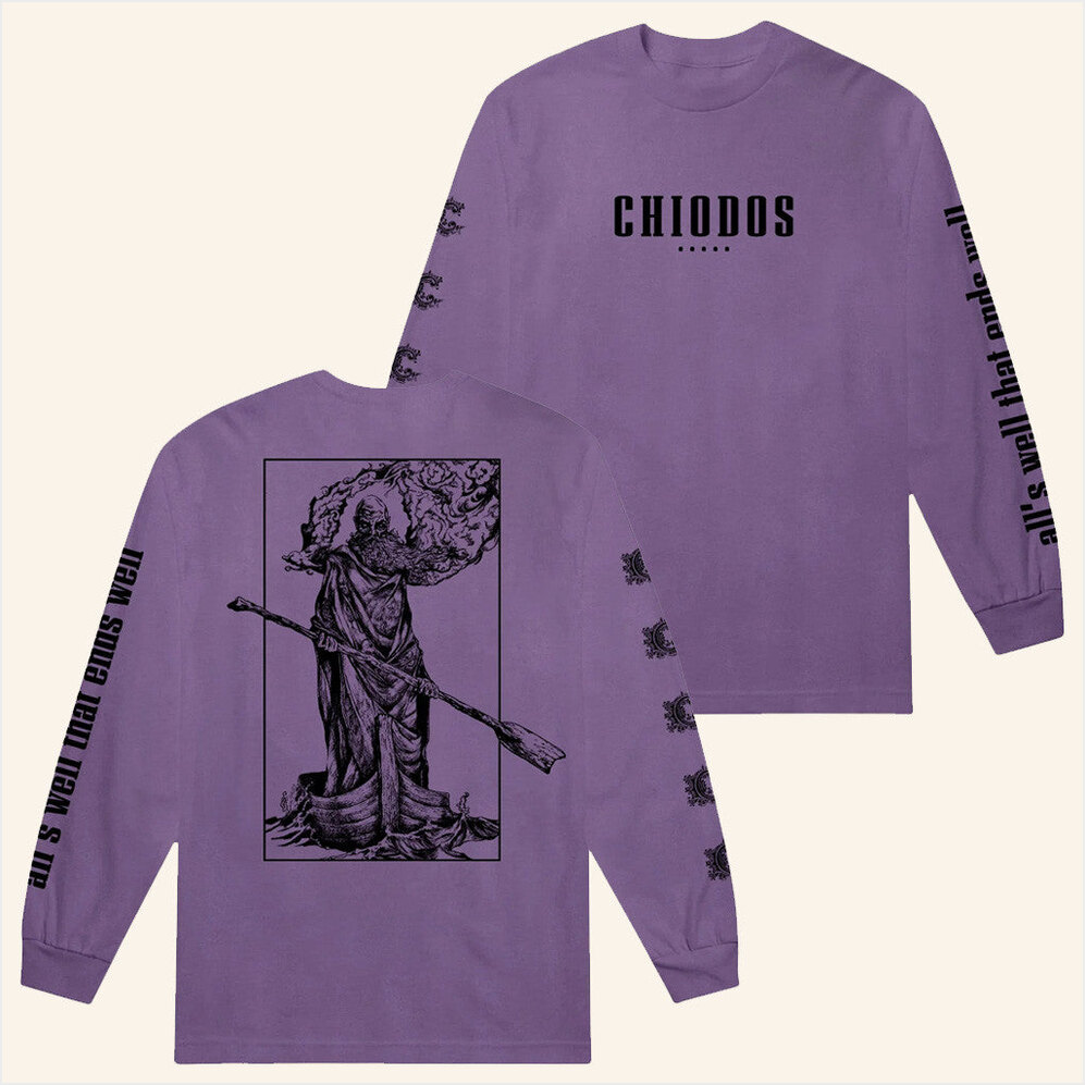 All's Well That Chiodos Merch Ends Well Violet Long Sleeve Shirt Birthday Gifts For Music Fans