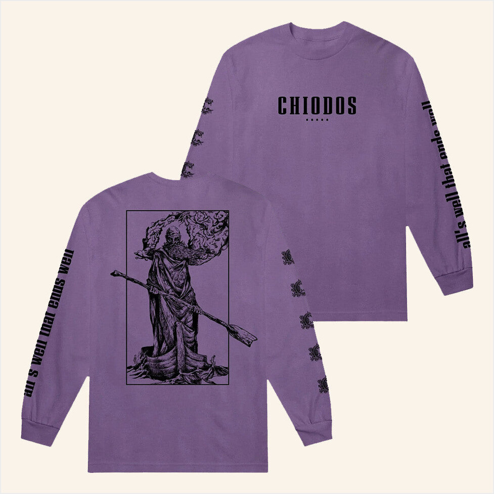 All's Well That Chiodos Merch Ends Well Violet Long Sleeve T-Shirt Gifts For Best Friend