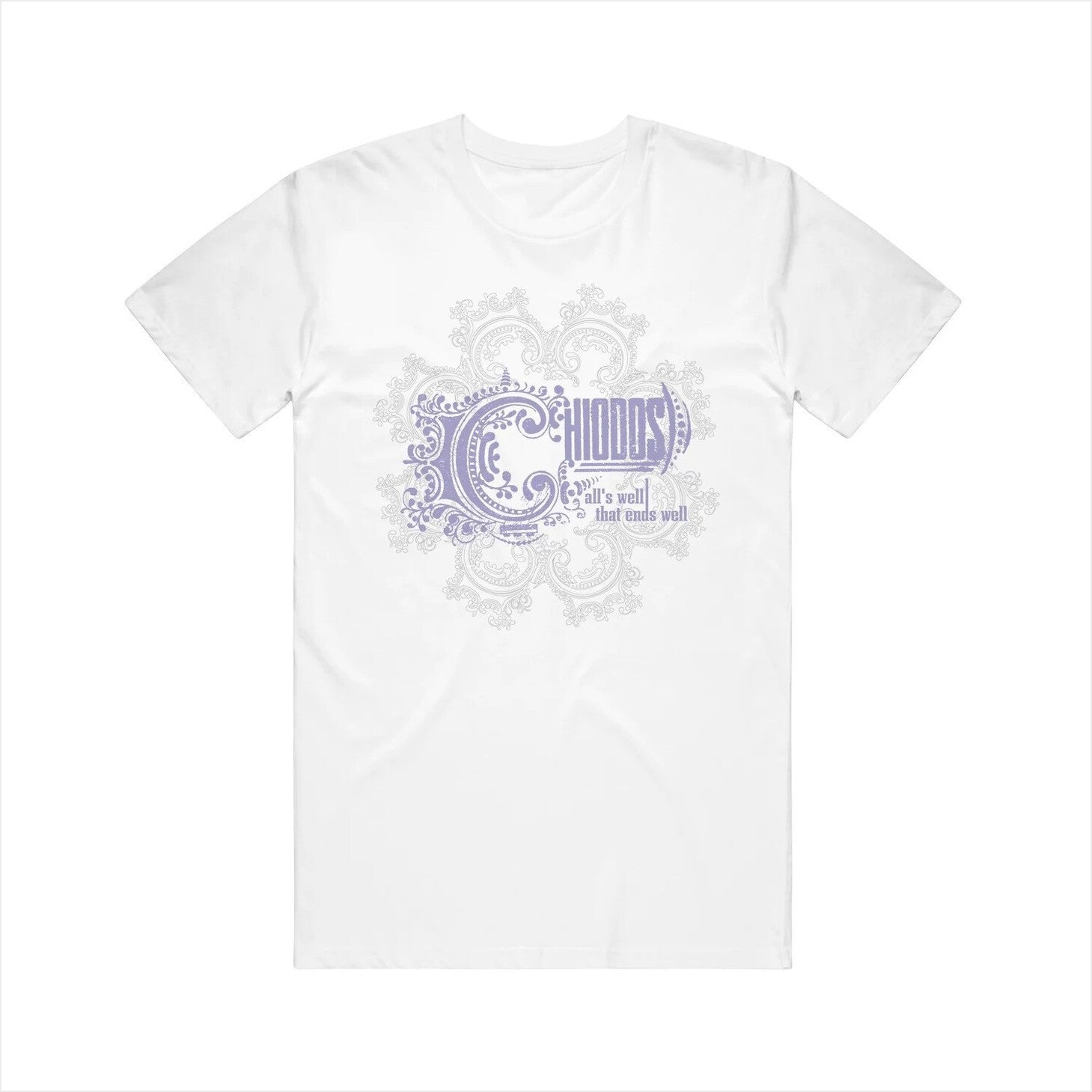 All's Well That Chiodos Merch Ends Well White T-Shirt Birthday Gift Ideas For Husband