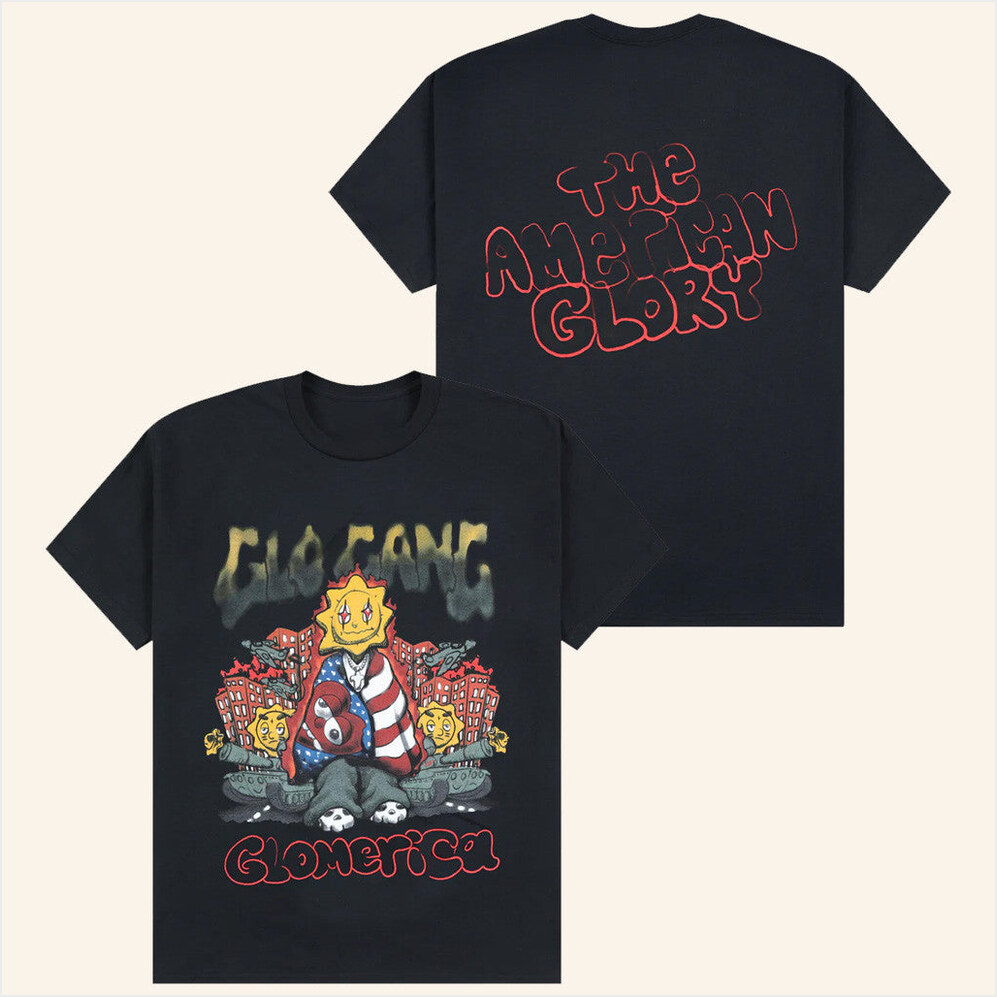 American Glory T-Shirt Glo Gang Worldwide Merch Best Birthday Gifts For Dad BFF Gifts Ideas