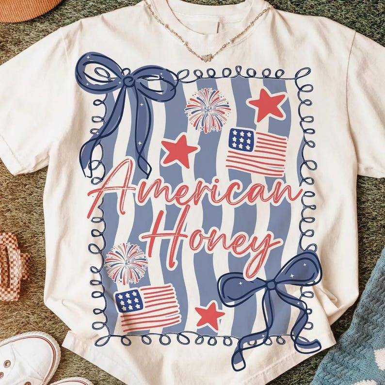American Honey T-Shirt 4th of July Day Gifts