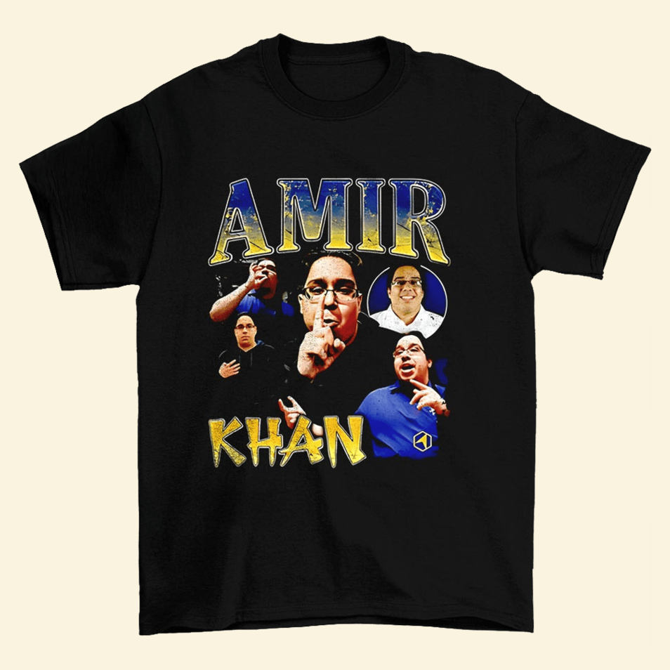 Amir Aura T-Shirt Amir Khan Merch Father's Day Gifts For Husband Birthday Birthday Gift Ideas