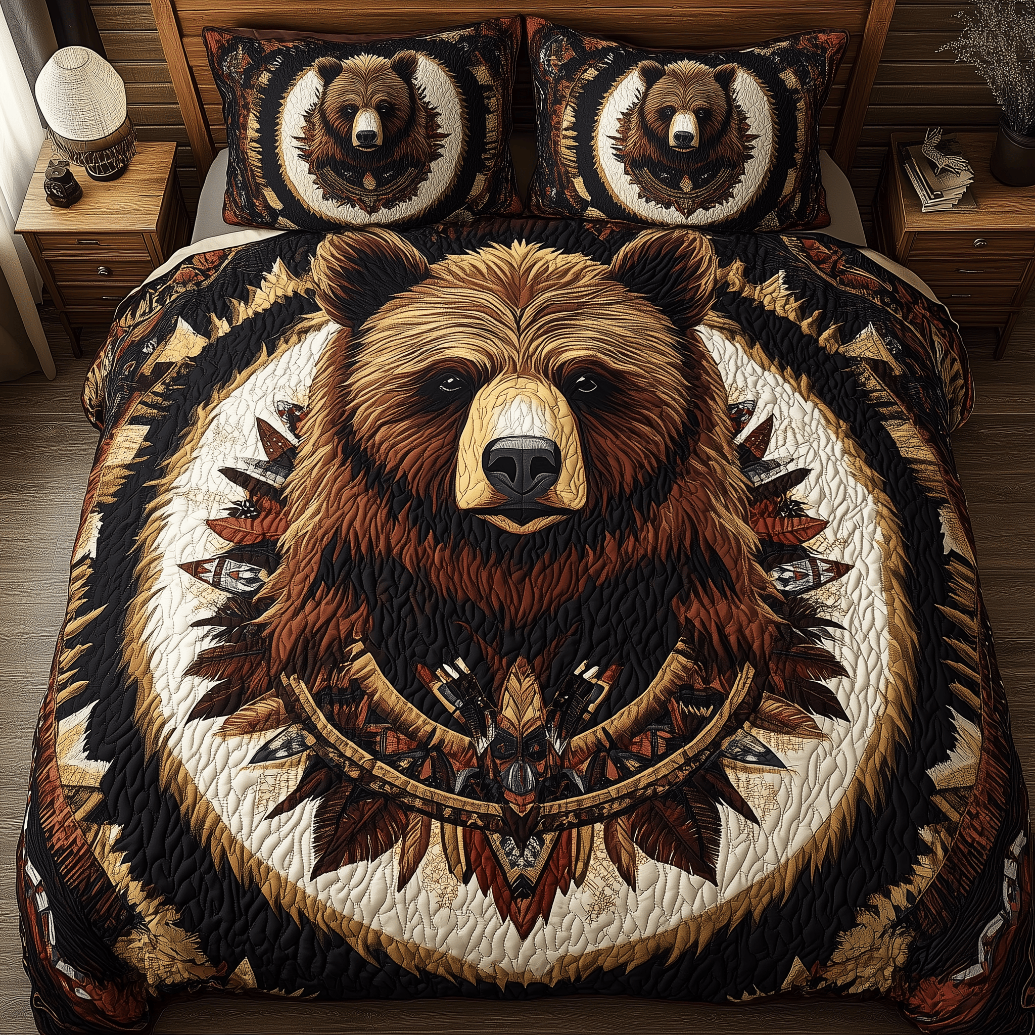 Ancient Claw Echo Quilted Bedding Set Best Duvet Cover Bedspread Set Mothers Birthday Gifts