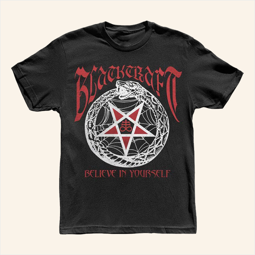 andise Blackcraft Red Pentagram Black T-Shirt Official Merch Birthday Gifts For Husband