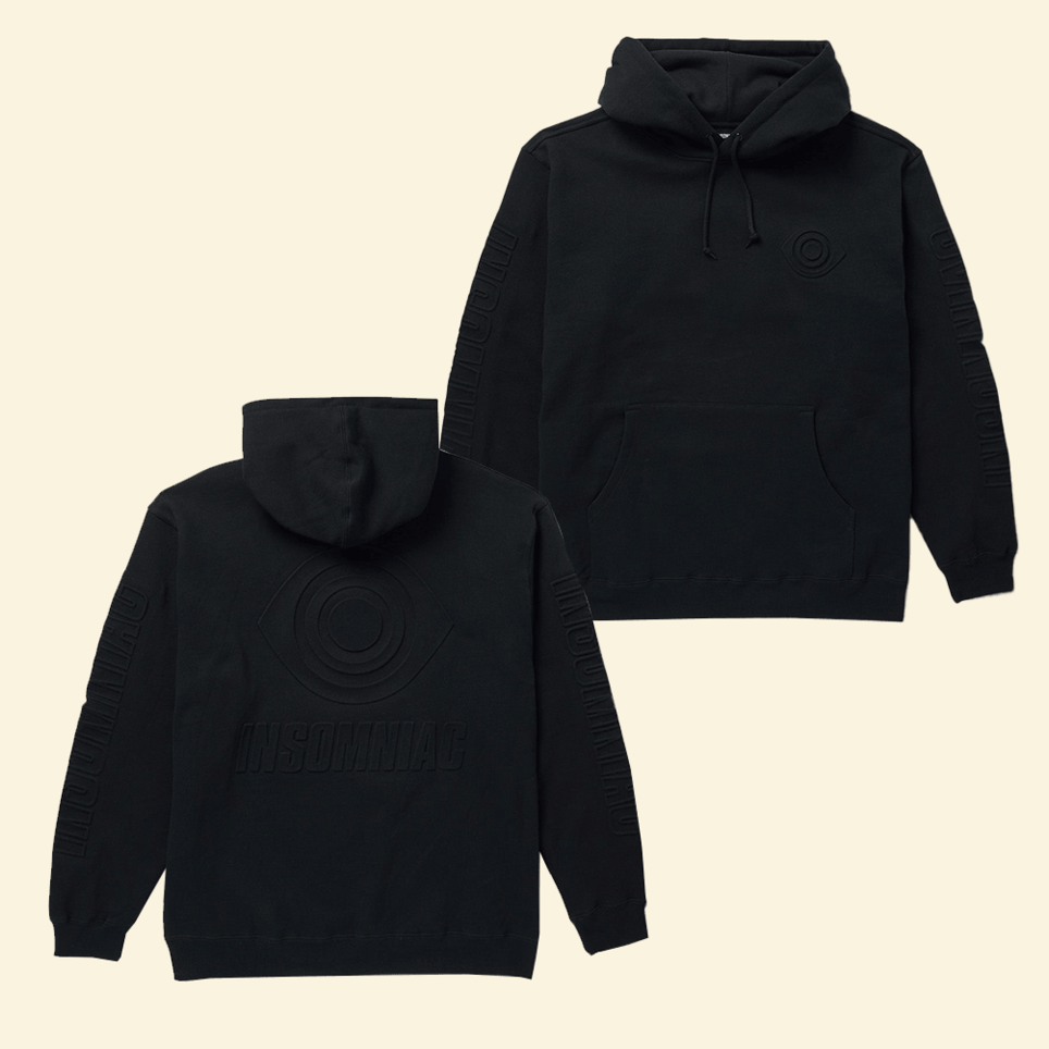 andise Insomniac Emboss Eye Hoodie EDC Merch Gifts For Music Fans Gift Idea for Boyfriend