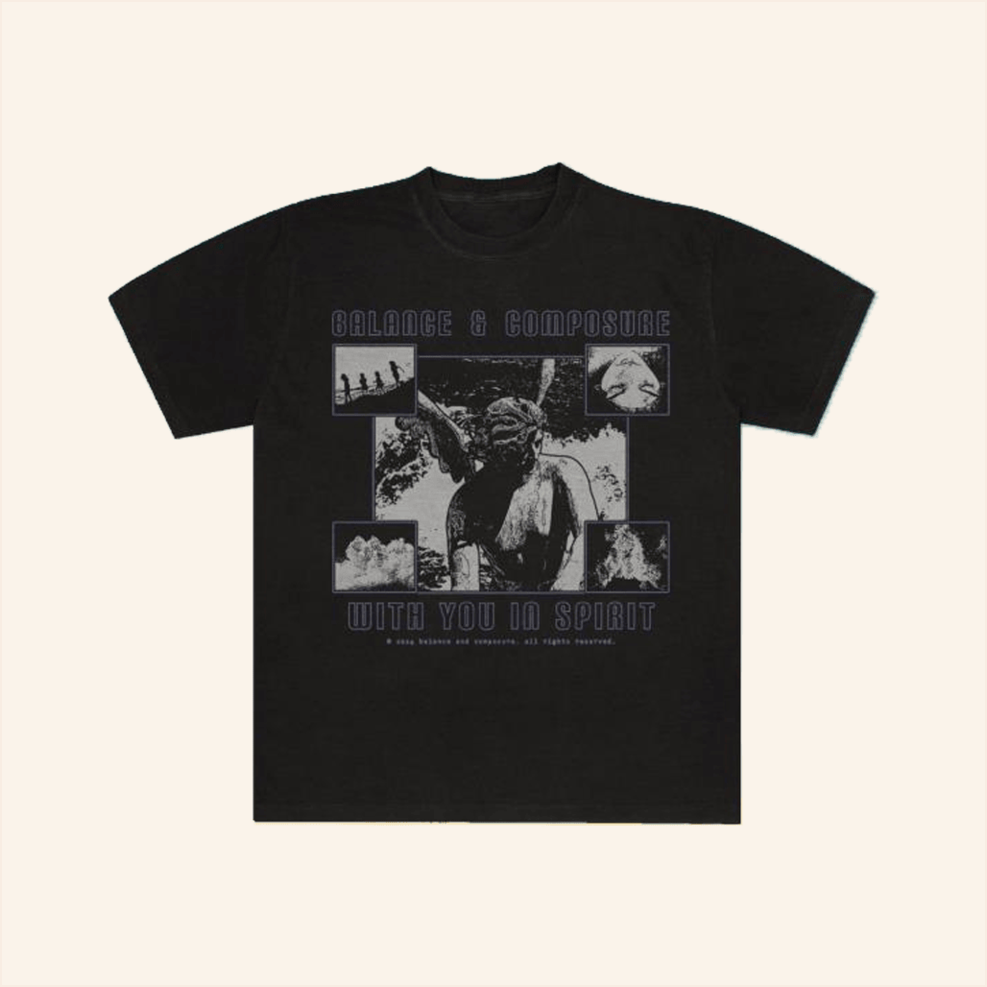 Angel Black T-Shirt Balance And Comp Band Merch Birthday Gifts For Fans BFF Gifts Ideas