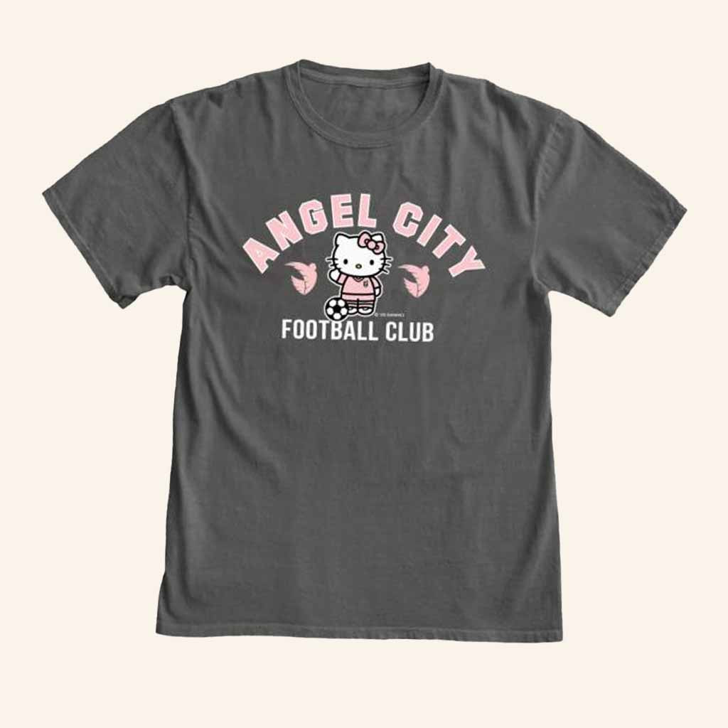 Angel City Merch Angel City FC X Hello Kitty Armour Shirt Football Fan Gift Ideas