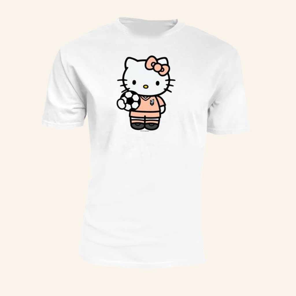 Angel City Merch Angel City FC X Hello Kitty White Shirt Presents For Football Fans