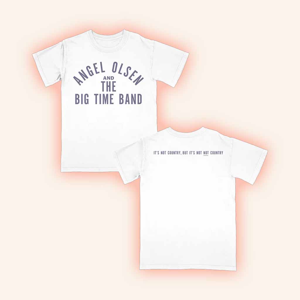 Angel Olsen Merch I_m Loving You Big Time White T-Shirt Best Gifts For Music Lovers