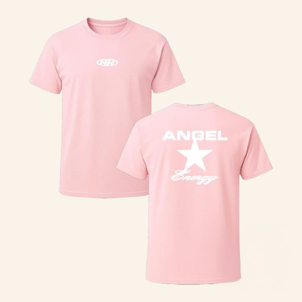 Angel Reese Merch Ar Angel Energy T-Shirt Pink Gifts For Girlfriends