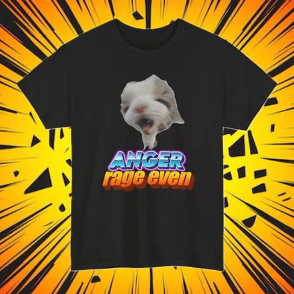 Anger Meow T-shirt Gift For Cat Lovers