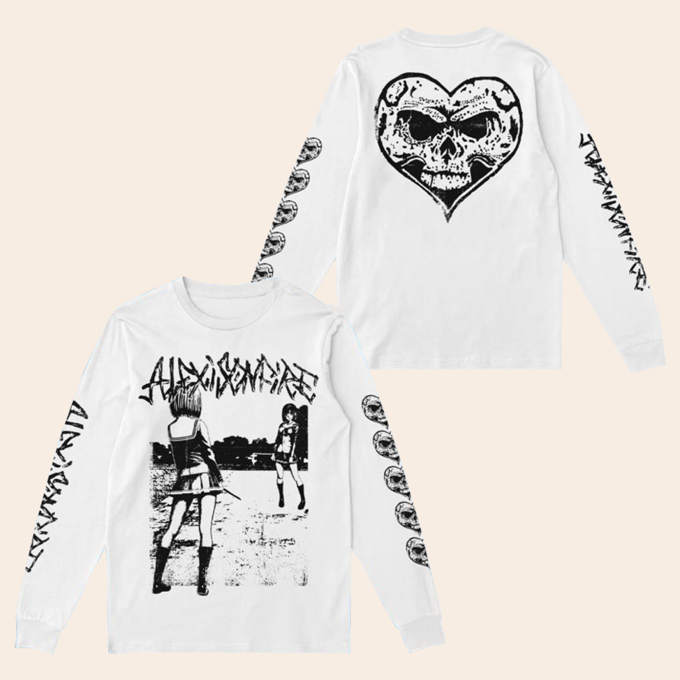 Anime Knife Fight Long Sleeve Shirt Alexisonfire Merch Gifts For Band Fans Gifts For Friends