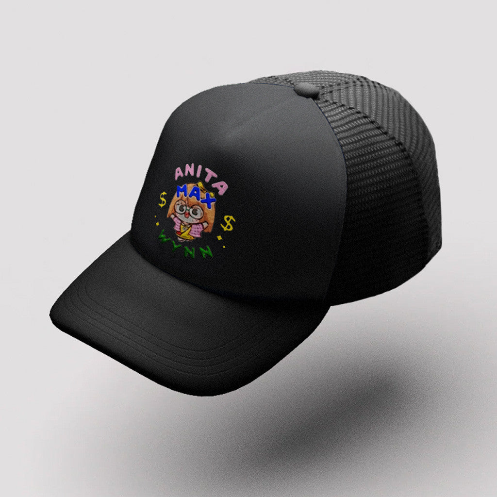Anita Max Wynn Hat Drake Merch Embroidered Black Trucker Hat Gifts For Girlfriend