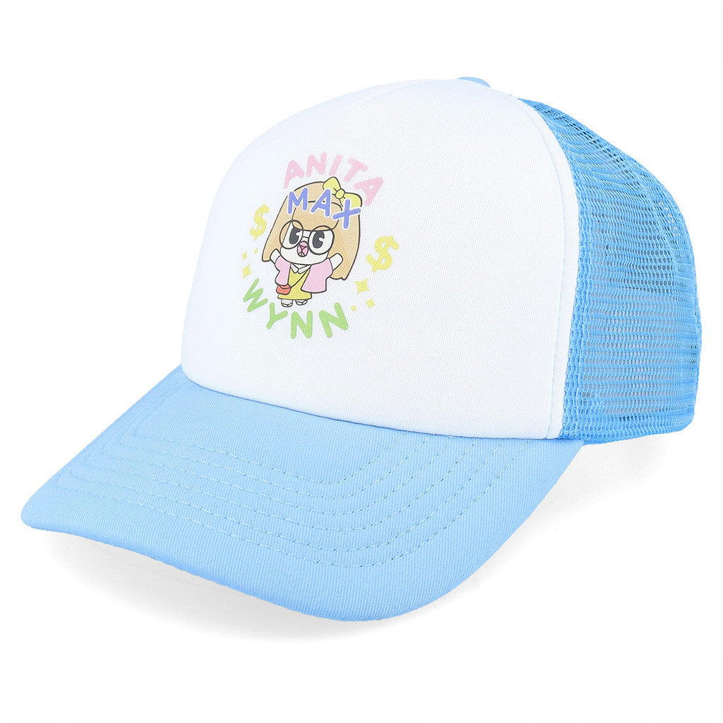 Anita Max Wynn Hat Drake Merch Light Blue And White Trucker Hat Gifts For Sister