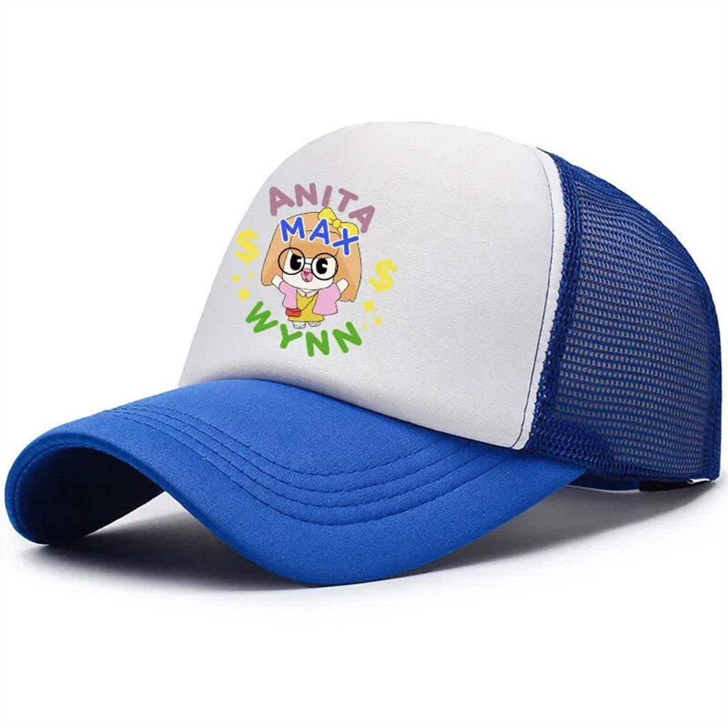 Anita Max Wynn Hat Drake Merch Royal And White Trucker Hat Gifts For Friends