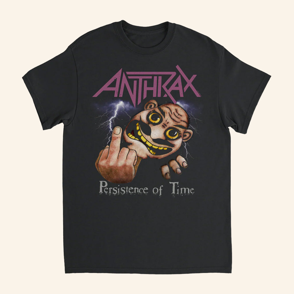 Anthrax Merch Persistence Vintage Airbrush T-Shirt Gifts For Him