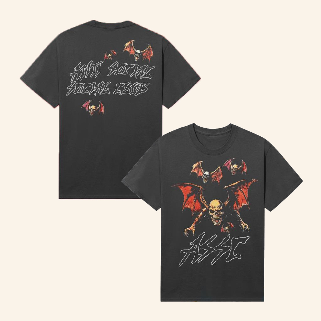 Anti Social Social Club Merch Assc Get Metal T-Shirt Gifts For Dudes