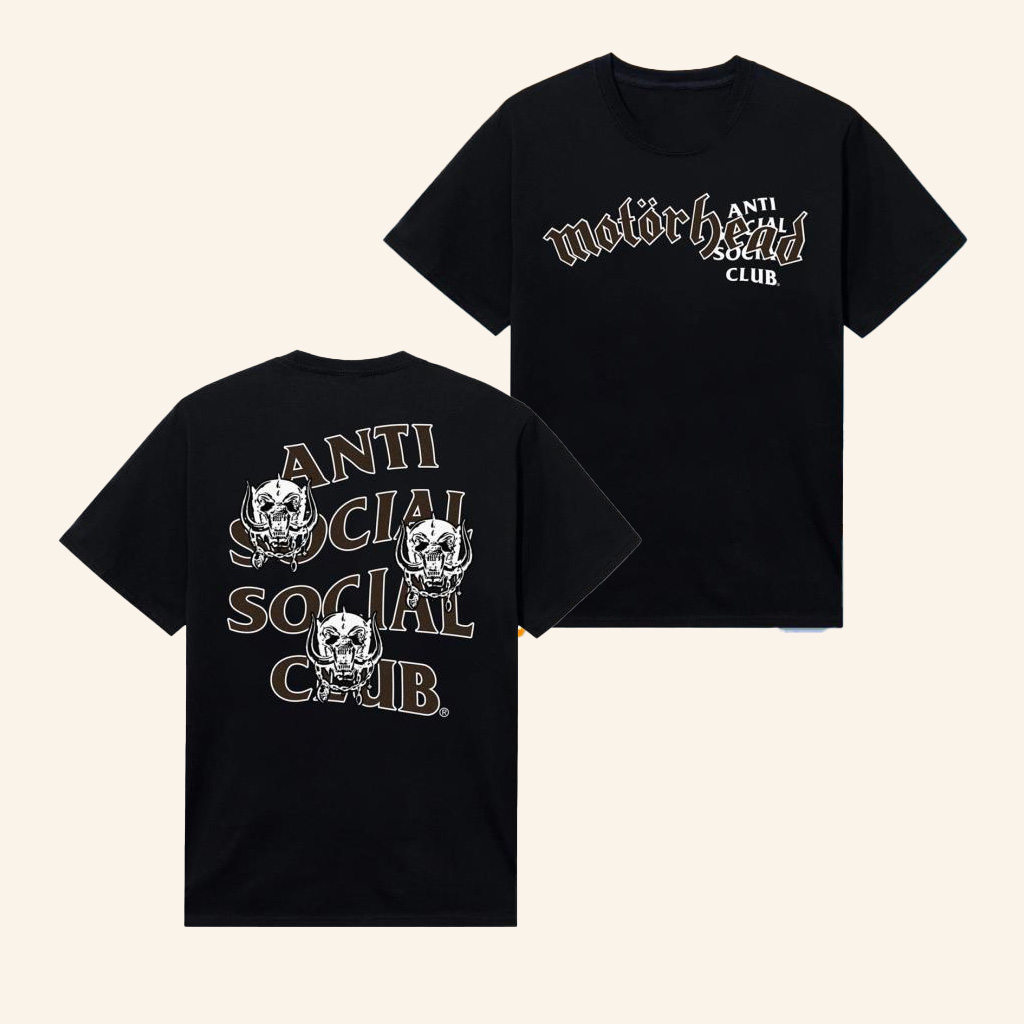 Anti Social Social Club Merch ASSC X Motorhead Motor Games Shirt Gifts For Boyfriend