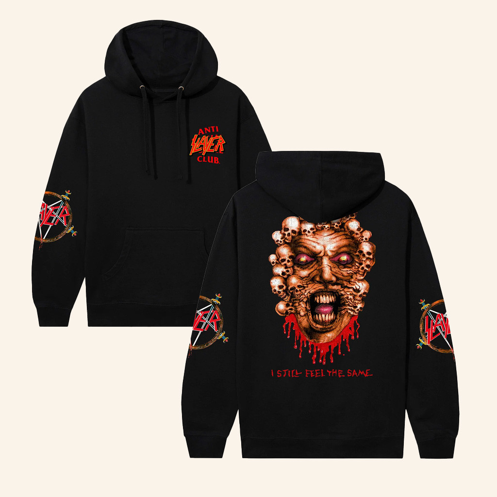 Anti Social Social Club Merch ASSC X Slayer Multi Social Hoodie Gifts For Dudes