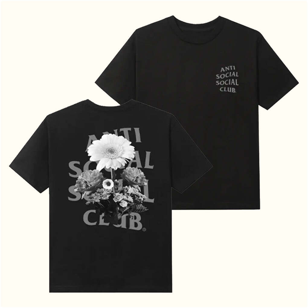 Anti Social Social Club Merch The Ghost Of You And Me Black T-Shirt Gifts For Her Gifts For BFF