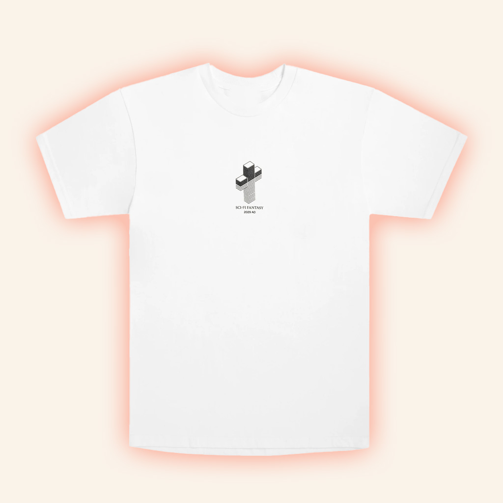 Antithesis Merch Sci-Fi Fantasy 2029 Ad White T-Shirt Gifts For Friends