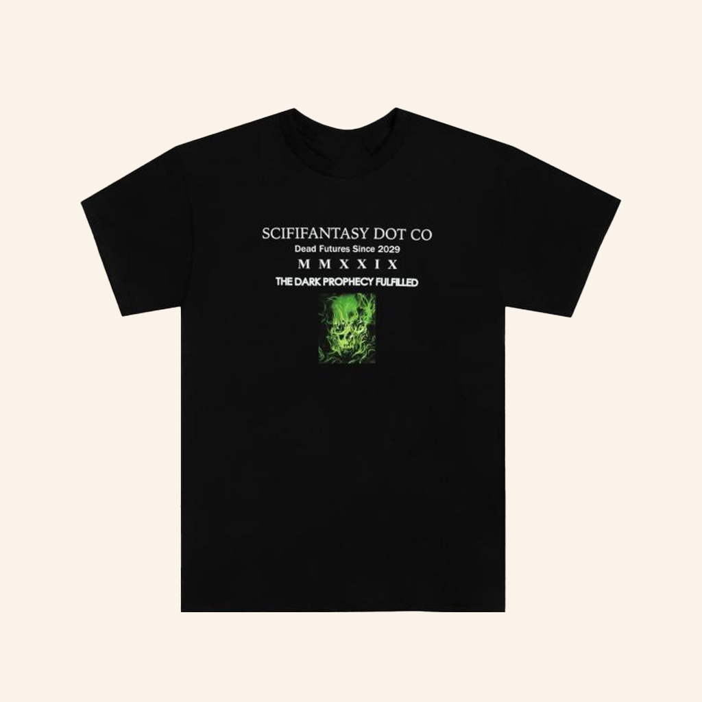Antithesis Merch Sci-Fi Fantasy Dark Prophecy Black T-Shirt Gifts For Dudes