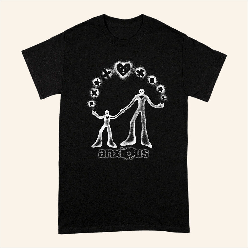Anxious Airbrush T-Shirt Imprint Merch Gift Ideas For Husband Birthday Gifts For Friends