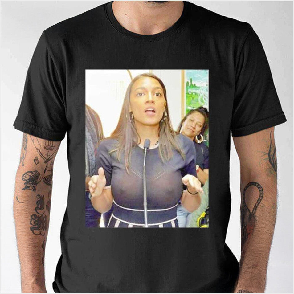 AOC See Through Shirt Alexandria Ocasio Cortez See Through T-Shirt Best Mothers Day Gifts