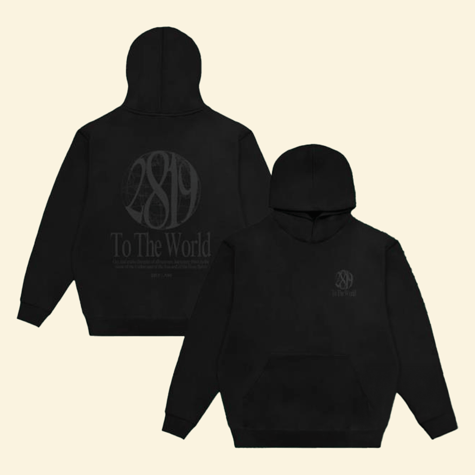 Aoh 2819 To The World Hoodie 2819 Church Merch Best Father's Day Gifts For First Time Dad