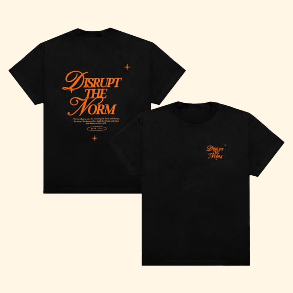 Aoh Disrupt The Norm T-Shirt 2819 Church Merch Birthday Gifts For Father's Day From Daughter