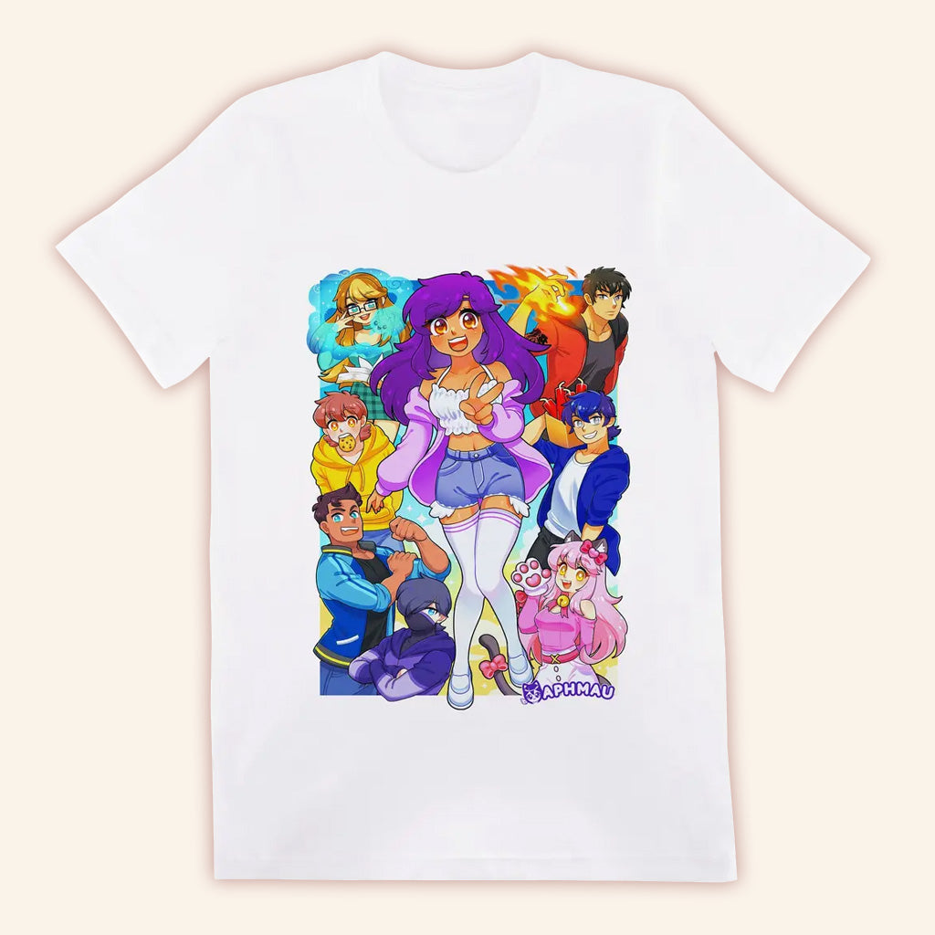 Aphmau Merch Aphmau And Friends T-Shirt Gifts For Best Friends