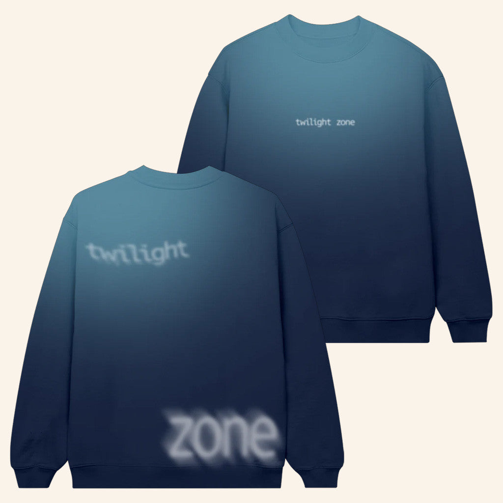 Ariana Grande Merch 2025 Twilight Zone Blue Crewneck Sweatshirt Gifts For Girlfriend