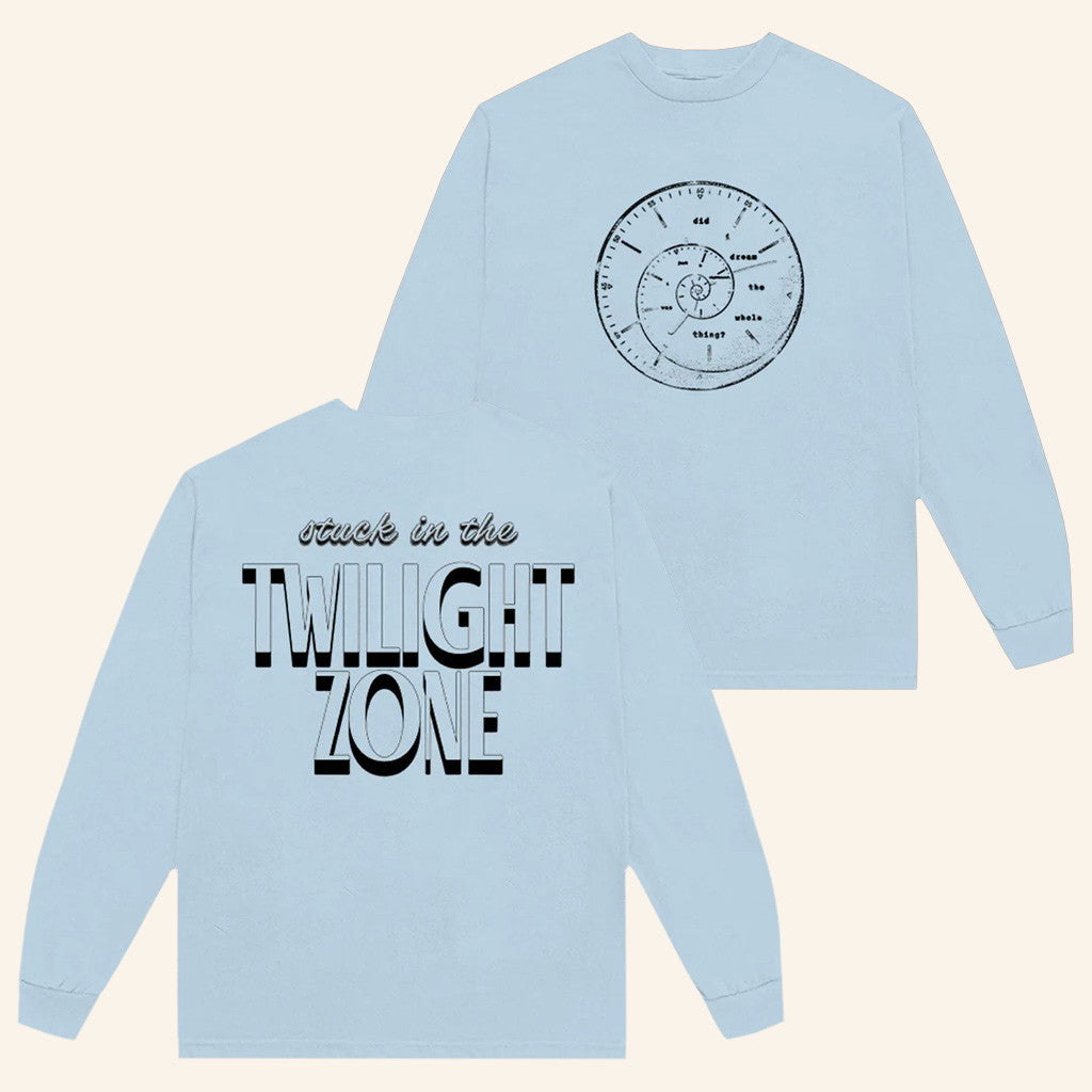 Ariana Grande Merch 2025 Twilight Zone Clock Long Sleeve T-Shirt Gifts For Her