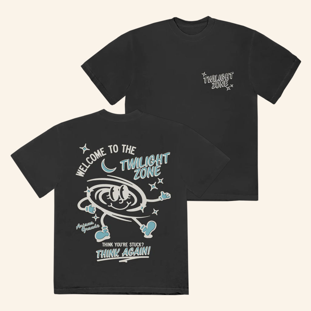 Ariana Grande Merch 2025 Twilight Zone Think Again T-Shirt Gifts For Her