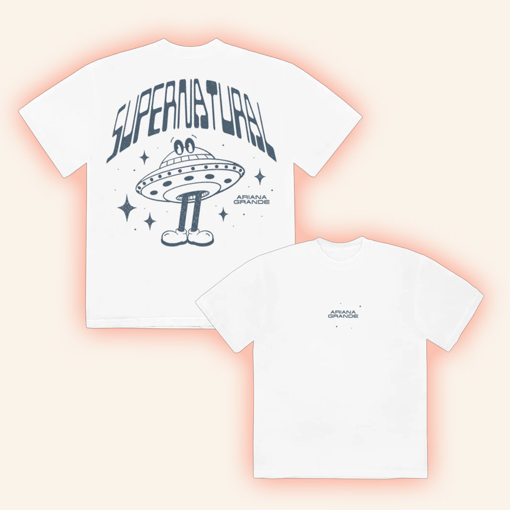 Ariana Grande Merch Supernatural T-Shirt Gift Ideas For Music Lovers