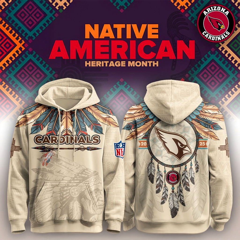 Arizona Cardinals Native American Heritage Month Hoodie Arizona Cardinals Merch