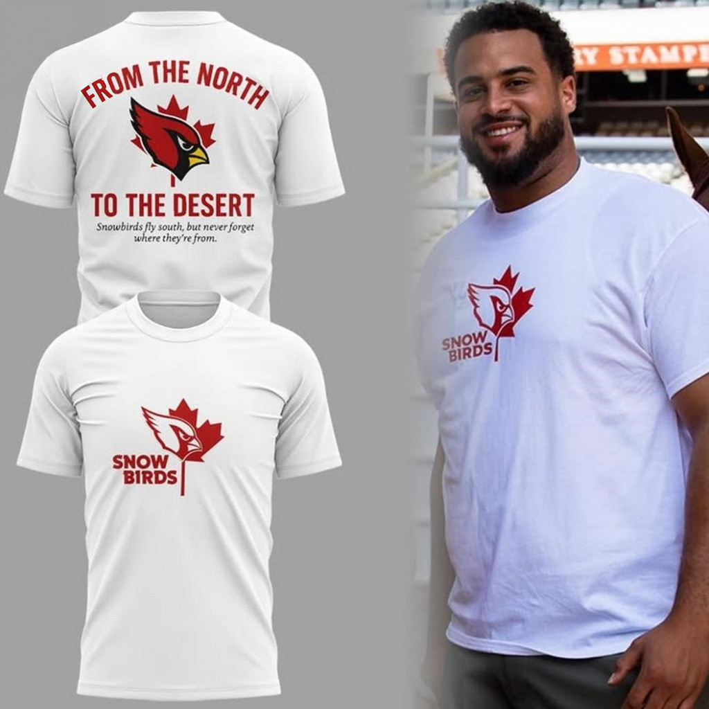 Arizona Cardinals Snow Birds From The North To The Desert Shirt Arizona Cardinals Merch