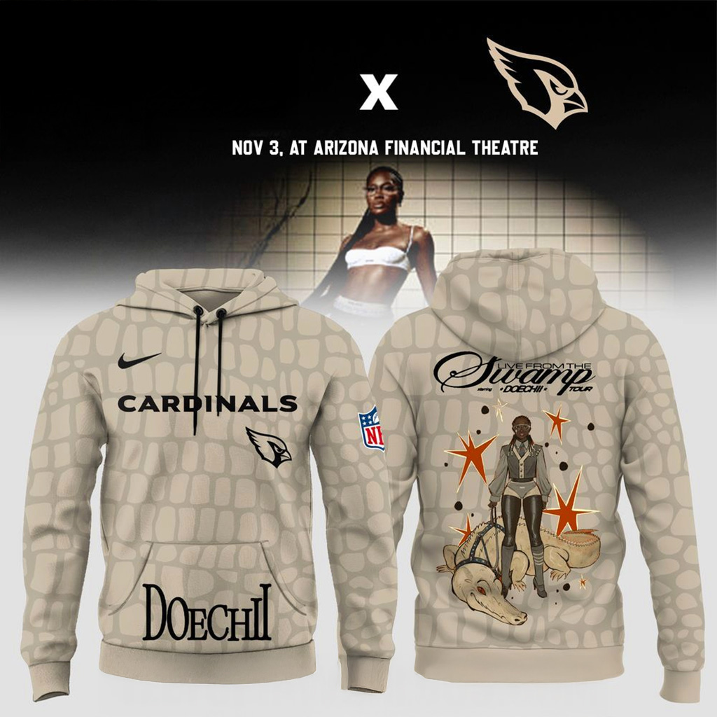 Arizona Cardinals X Doechii Live From The Swamp Tour 2025 Hoodie Arizona Cardinals Merch