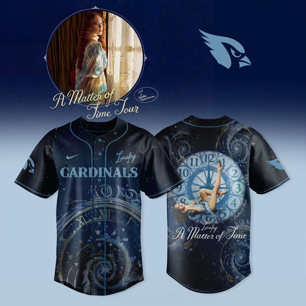 Arizona Cardinals X Laufey A Matter Of Time Tour Jersey Arizona Cardinals Merch Fan Gifts