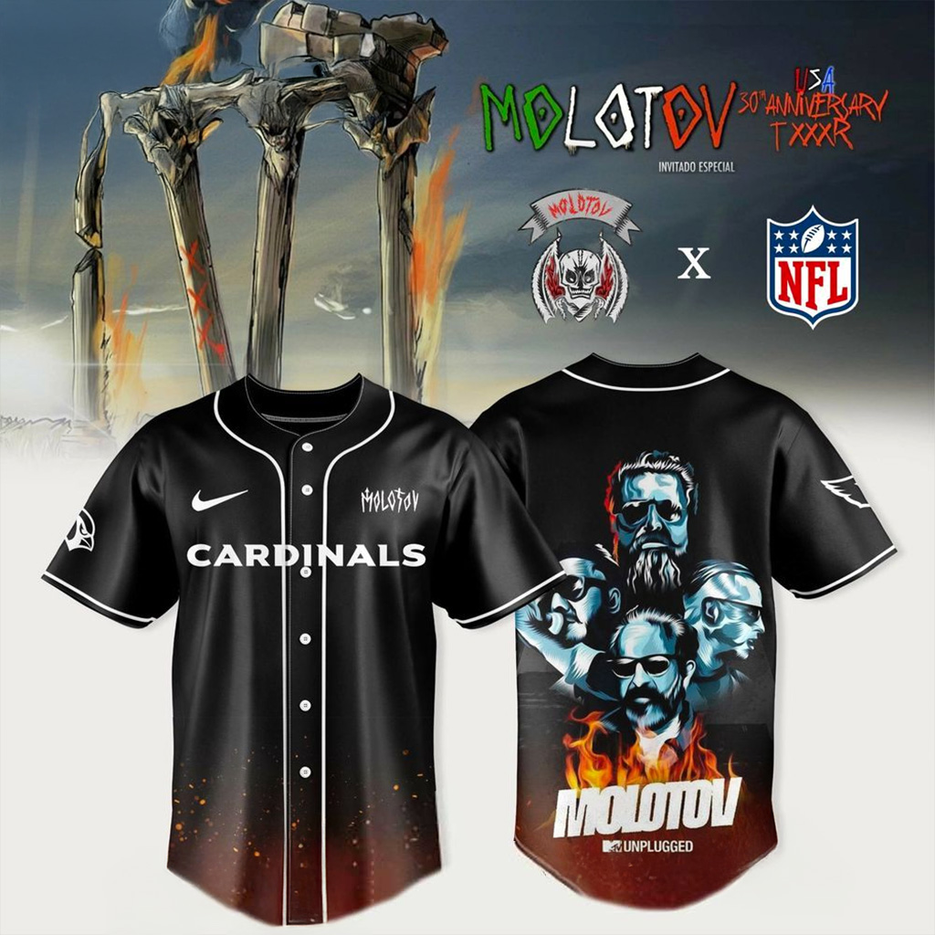 Arizona Cardinals X Molotov 30Th Anniversary Txxxr Jersey Cardinals Merch Gift For Fans