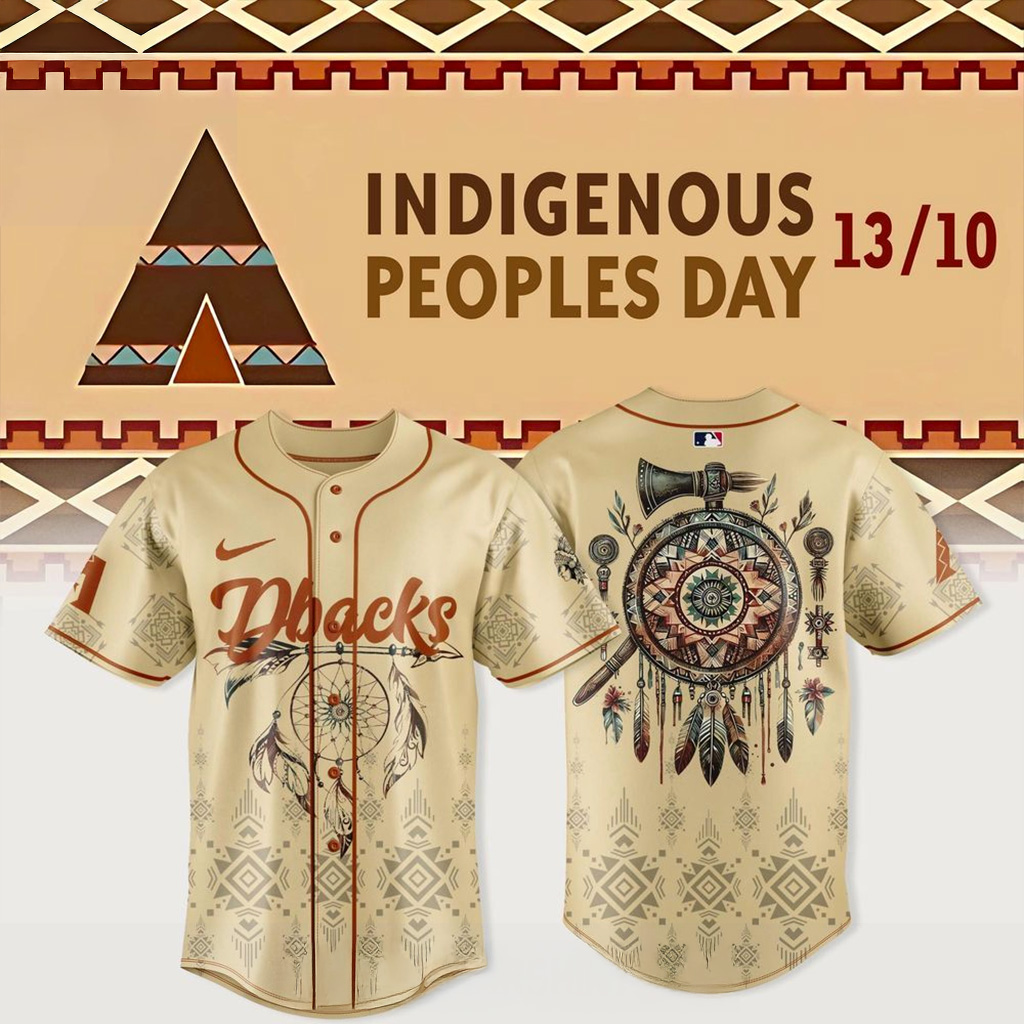 Arizona Diamondbacks X Indigenous Peoples Day 2025 Jersey Arizona Diamondbacks Merch