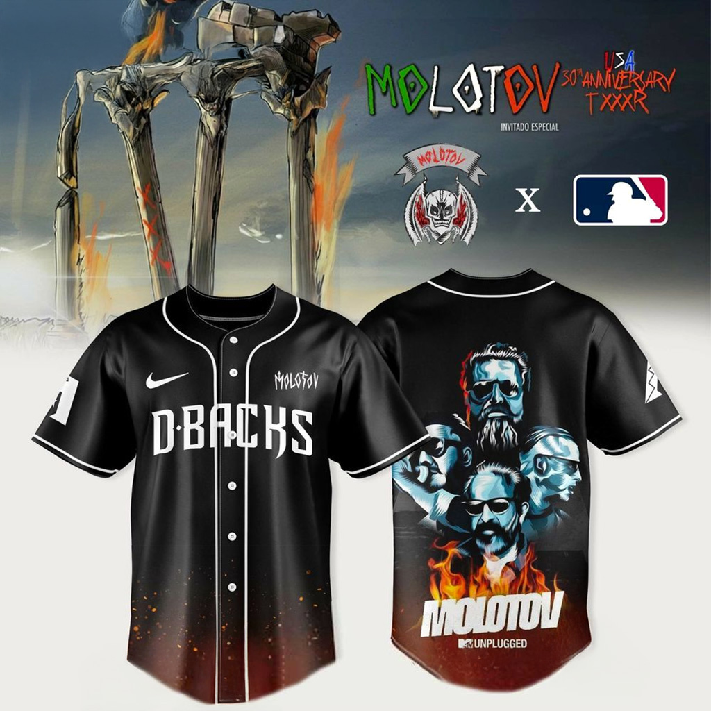 Arizona Diamondbacks X Molotov 30Th Anniversary TXXXR Jersey Diamondbacks Merch Fans Gifts