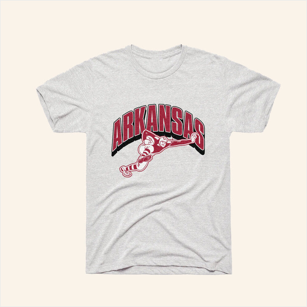 Arkansas Razorbacks Arkansas Football T-Shirt Charlie Hustle Merch Present For Husband