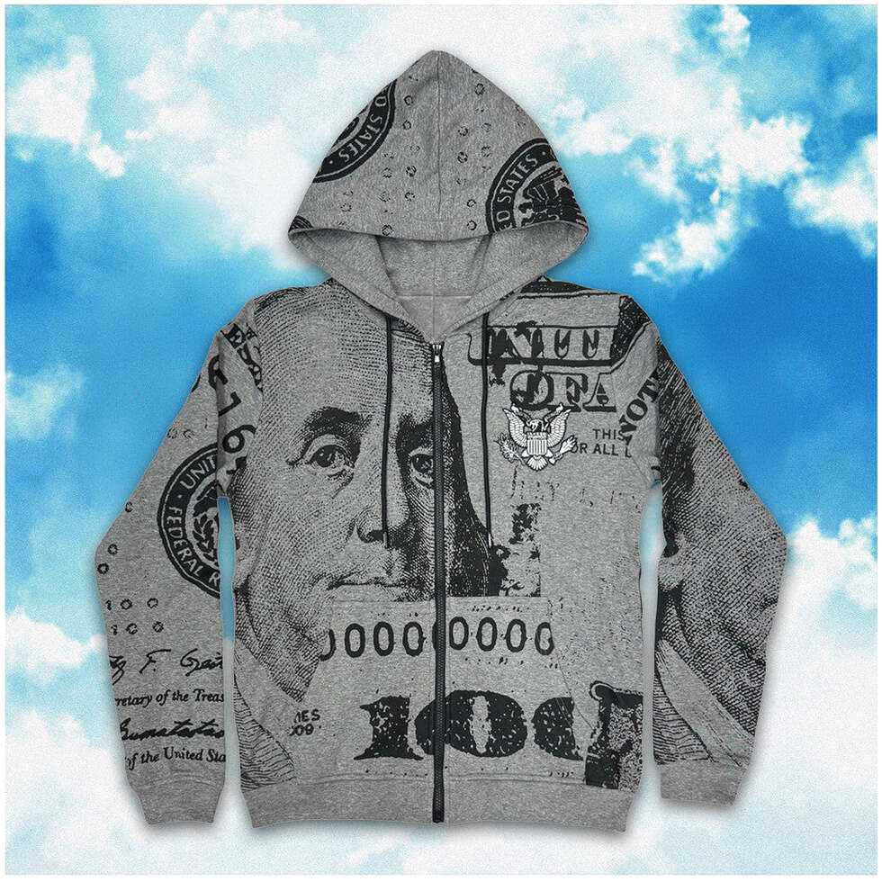 Asaali Hoodie Asaali Dollar Zip Up Hoodie Unique Gifts For Friends Birthday Gifts For Her