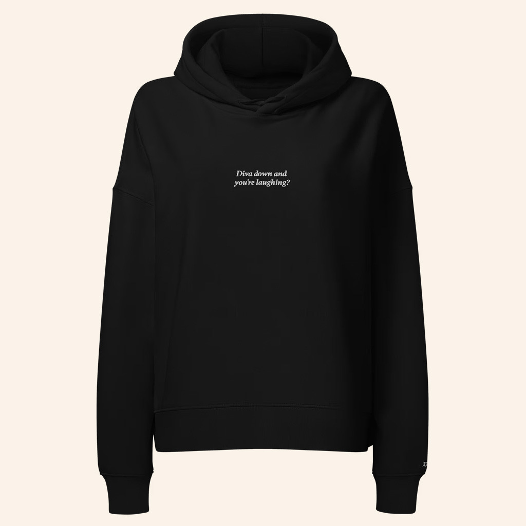 Ashby Merch Diva Down And You're Laughing Hoodie Lorax Serious Merch Gifts For Besties