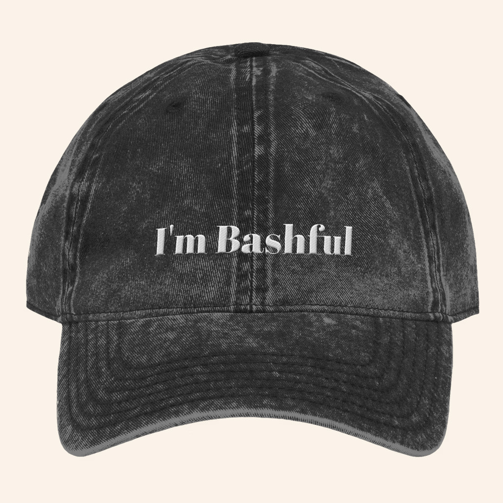 Ashby Merch Embroidered I'm Bashful Hat Lorax Serious Merch Birthday Gifts For Friends